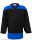K1 2100 Goalie Hockey Jersey Black & Royal Sr